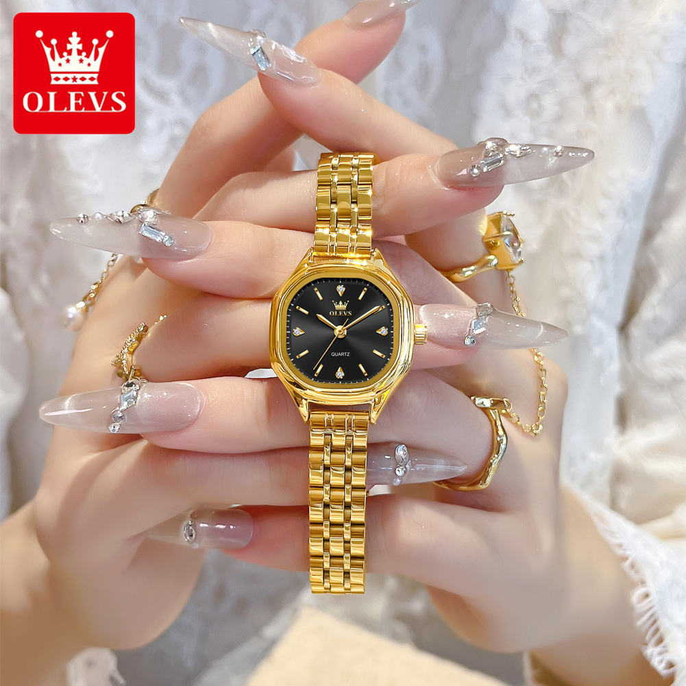 Mens Fashion Watch - OLEVS 5888 Dameshorloges Goud Originele Elegante