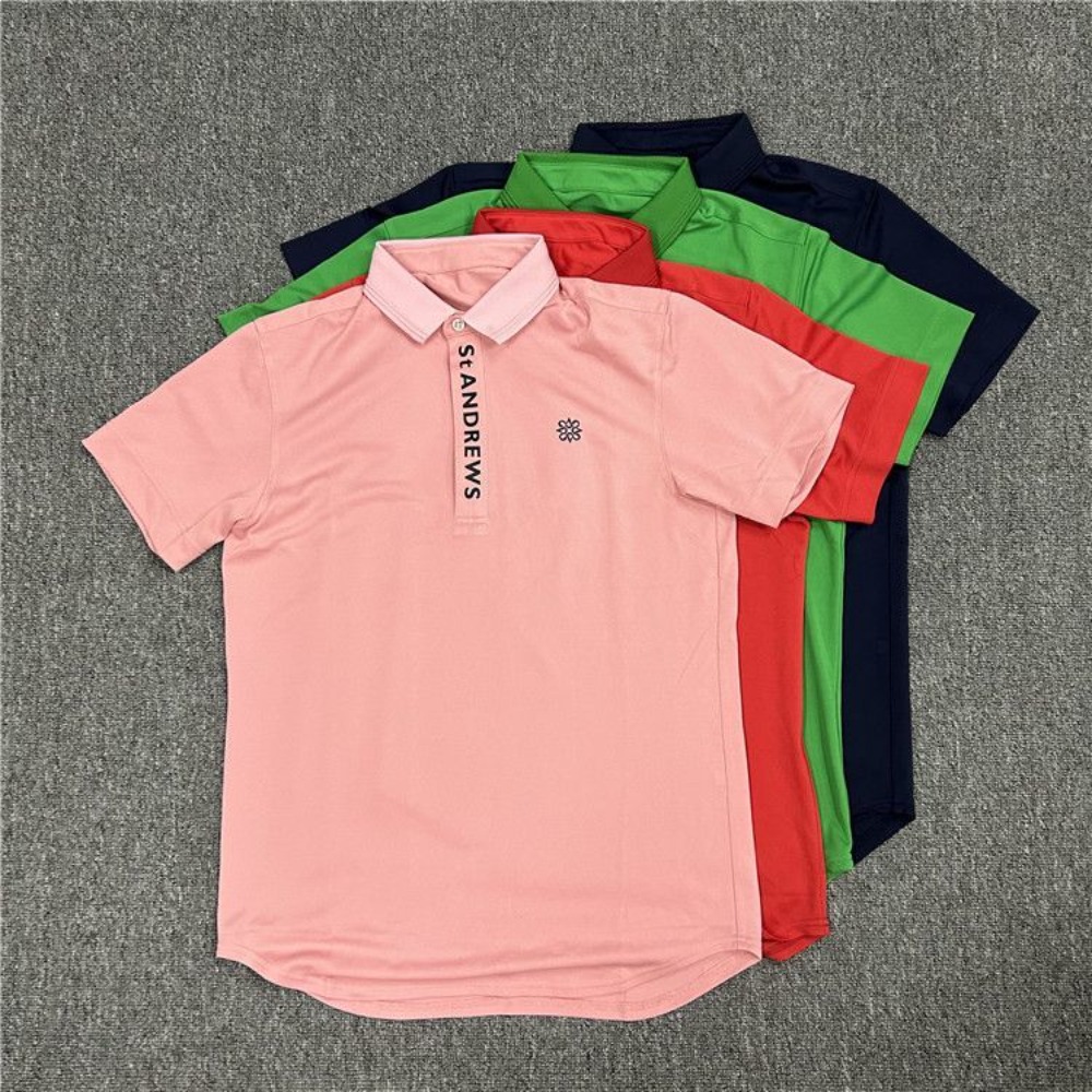 Men'S Fashion Golf Clothing - Nieuwe ST ANDREWS Heren Zomer Golfkleding