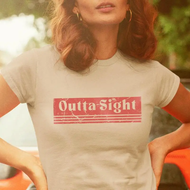 Men'S Fashion 70S - Outta Sight T-Shirt 70s Retro Vintage