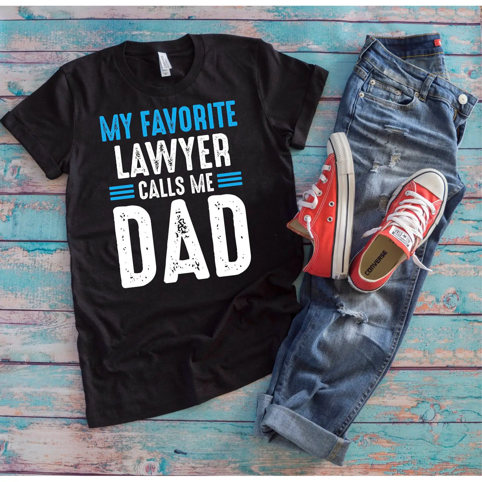 Men'S Fashion Today - Advocaat Papa T-shirt Grappige Vaderdag Advocaat