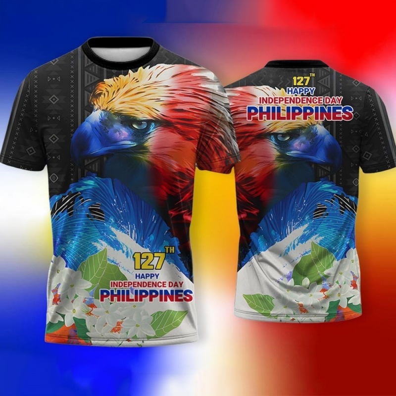 Men'S Fashion Philippines - 3D-geprint T-shirt voor de Filipijnse Onafhankelijkheidsdag