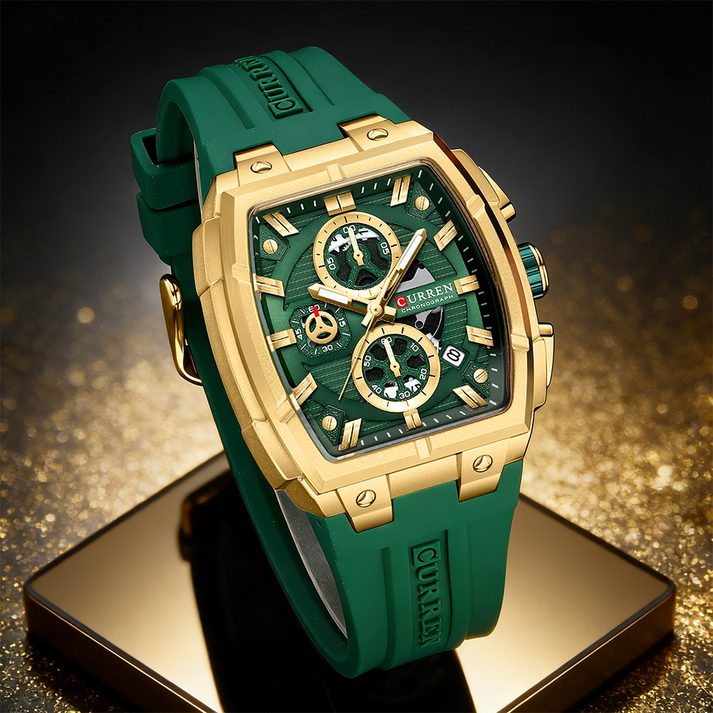 Mens Fashion Watch - CURREN Luxe vintage horloge voor heren,