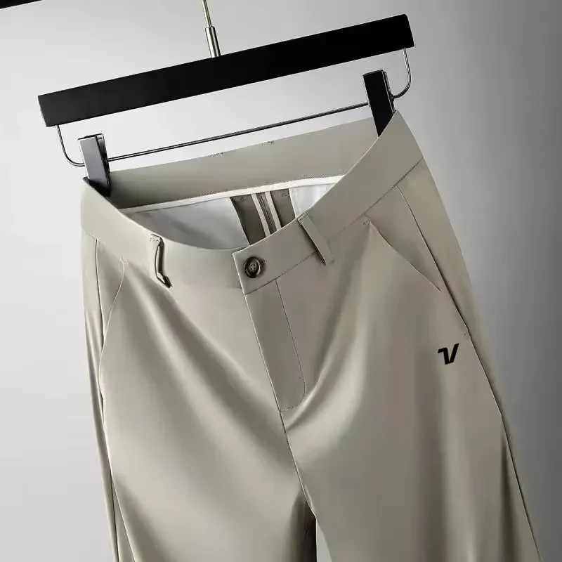 Men'S Fashion Golf Clothing - 2026 Zomer Zijde Lichtgewicht Heren Golfpak