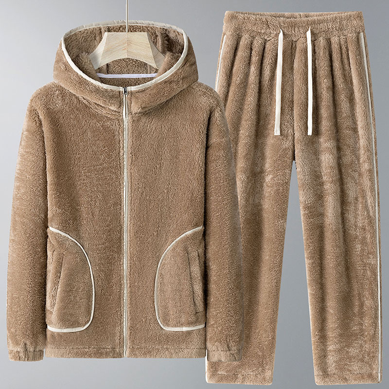 Mens Fashion Zip Up - 2026 Winter Nieuwe Heren Hoodie Set