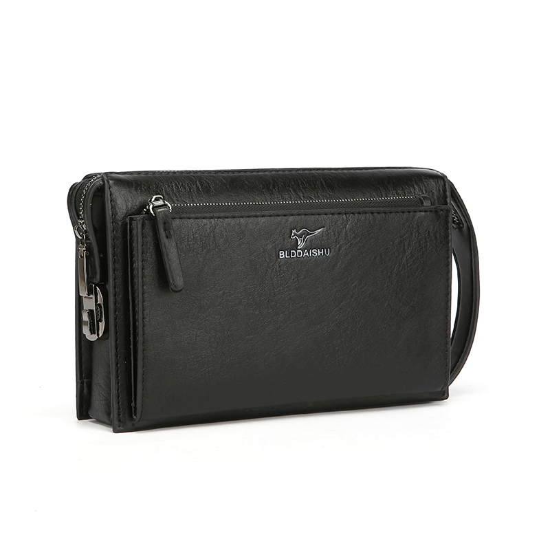 Men Fashion Rave - Nieuwe mannen Combinatieslot Anti-Diefstal Clutch Bag