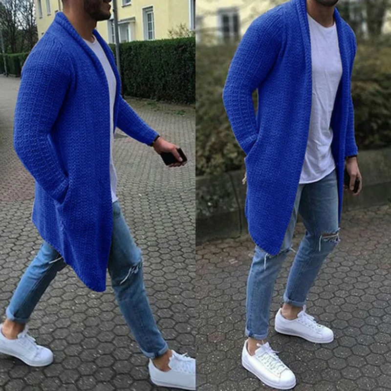 Men'S Fashion V Neck Sweater - Lente Herfst Mode Heren Truien Vest