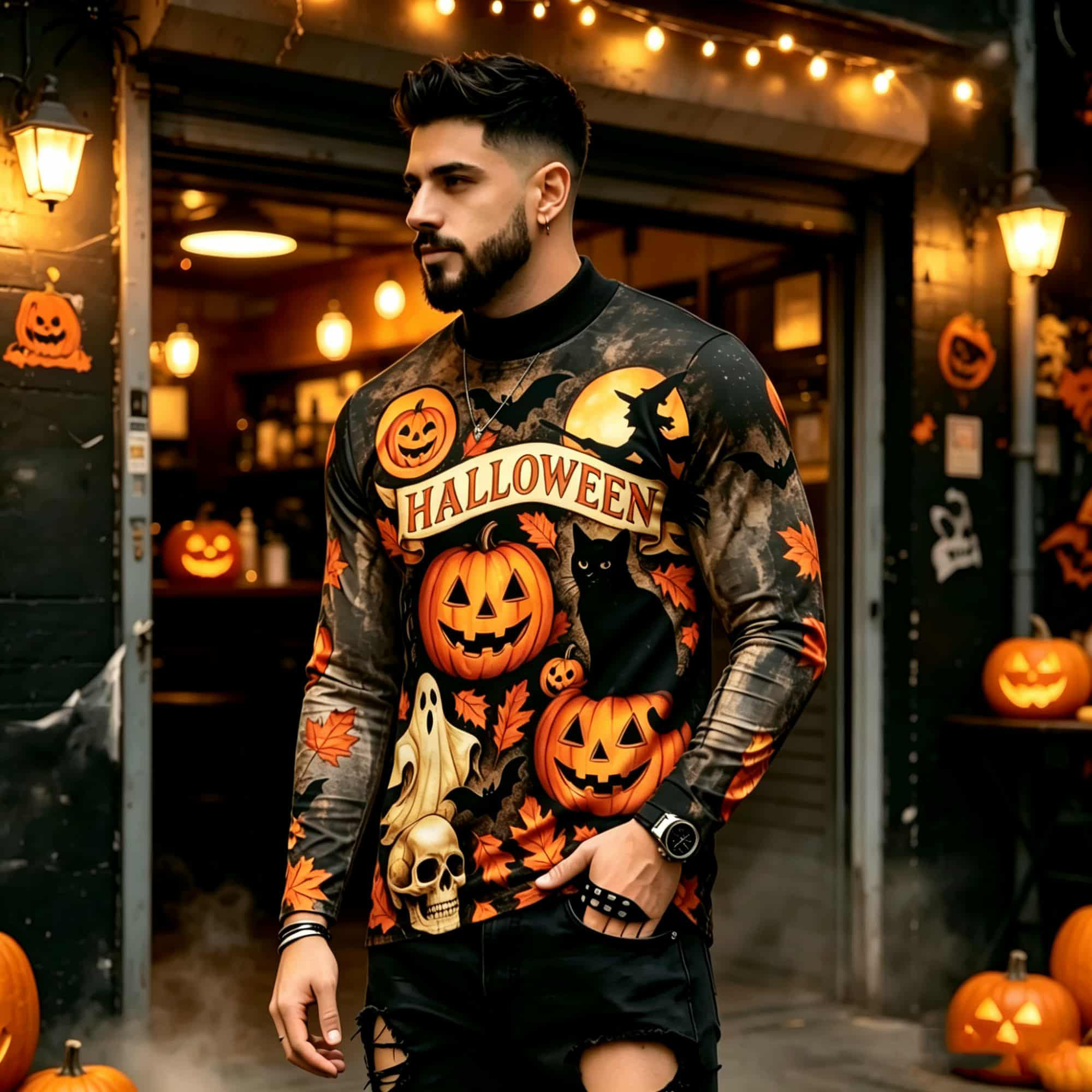Men'S Fashion Usa - Casual Fashion Street Style Halloween T-shirt