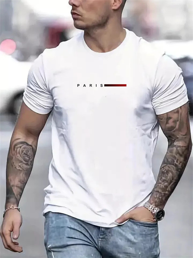 Paris Fashion Men - 2026 Heren 100% polyester zomer losse