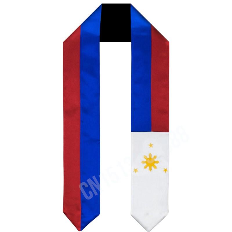 Men'S Fashion Philippines - Filipijnen vlag sjaal Top Print afstuderen