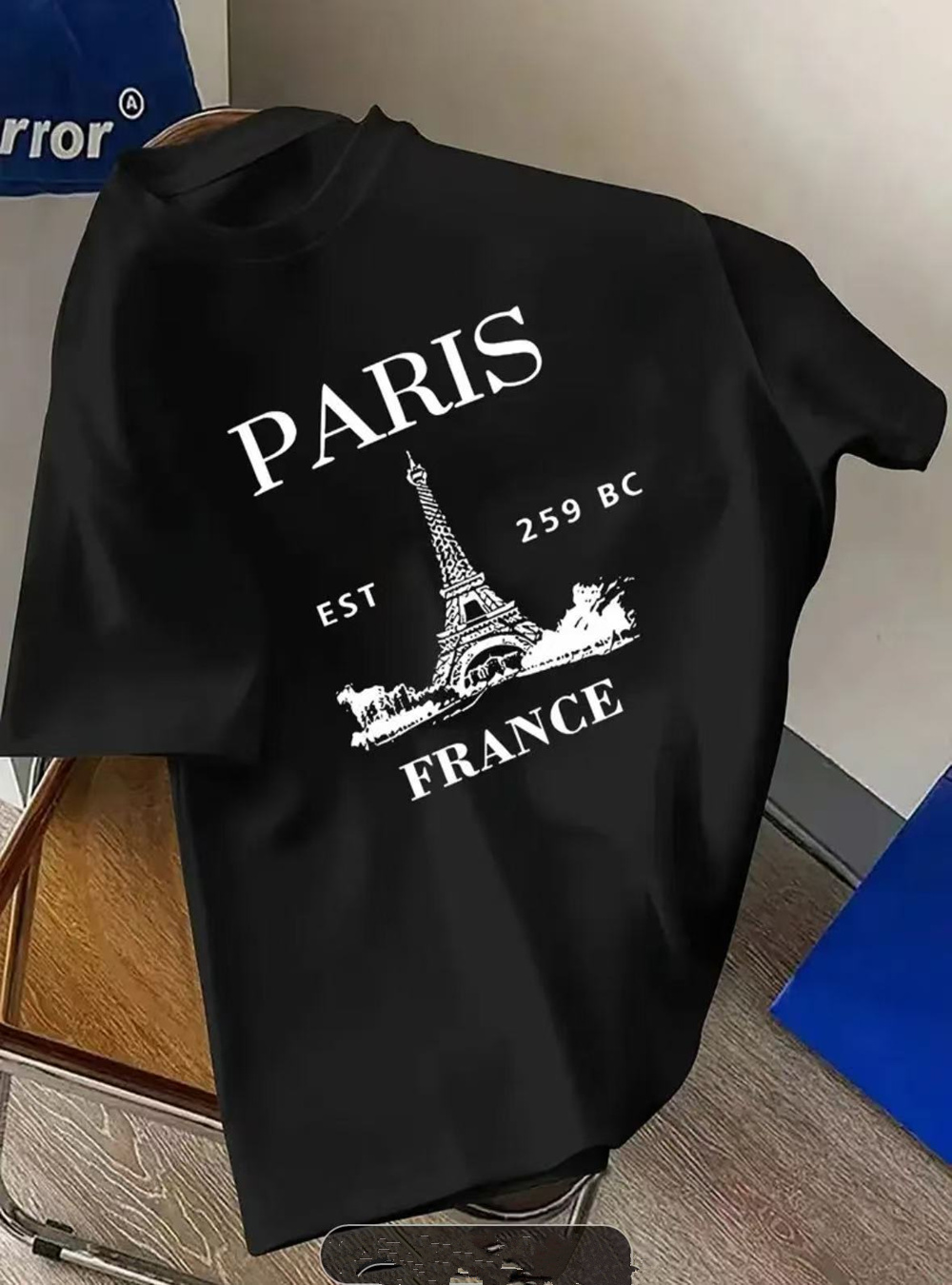 Paris Fashion Men - Trendy vintage nieuwe mode heren-T-shirt met