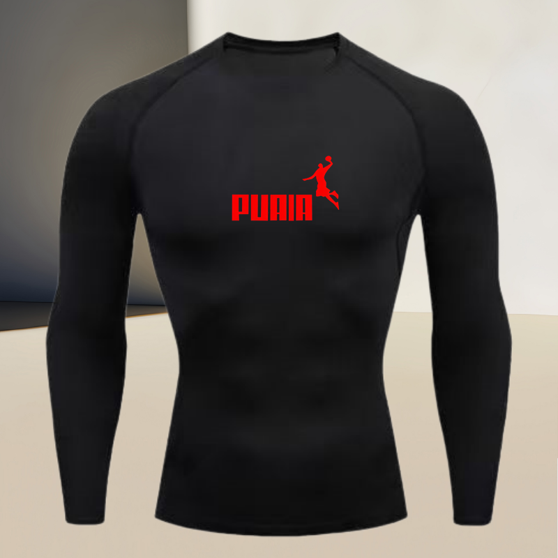 Men'S Fashion 2025 - Herensportshirt met lange mouwen, ronde hals,
