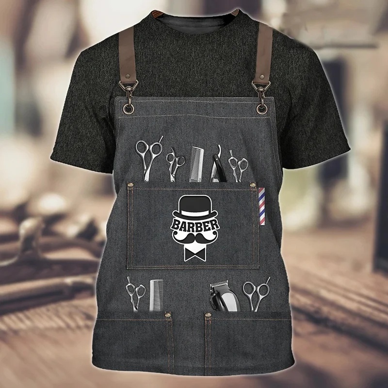 Men'S Fashion Haircuts - 1 Stuk Op Maat Gemaakt T-shirt