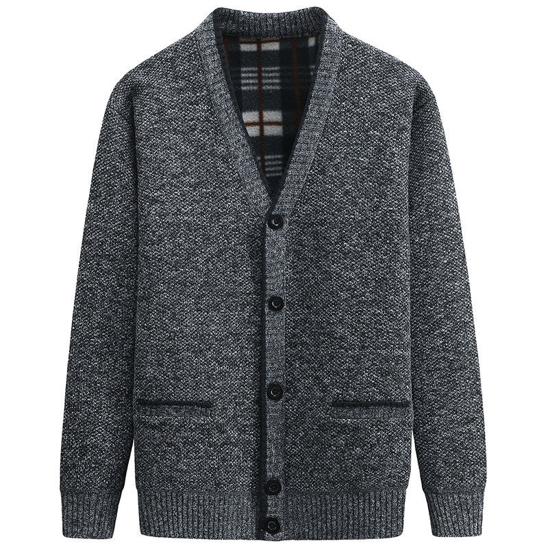 Men'S Fashion V Neck Sweater - Nieuwe Vest Mannen Herfst Winter Dikke