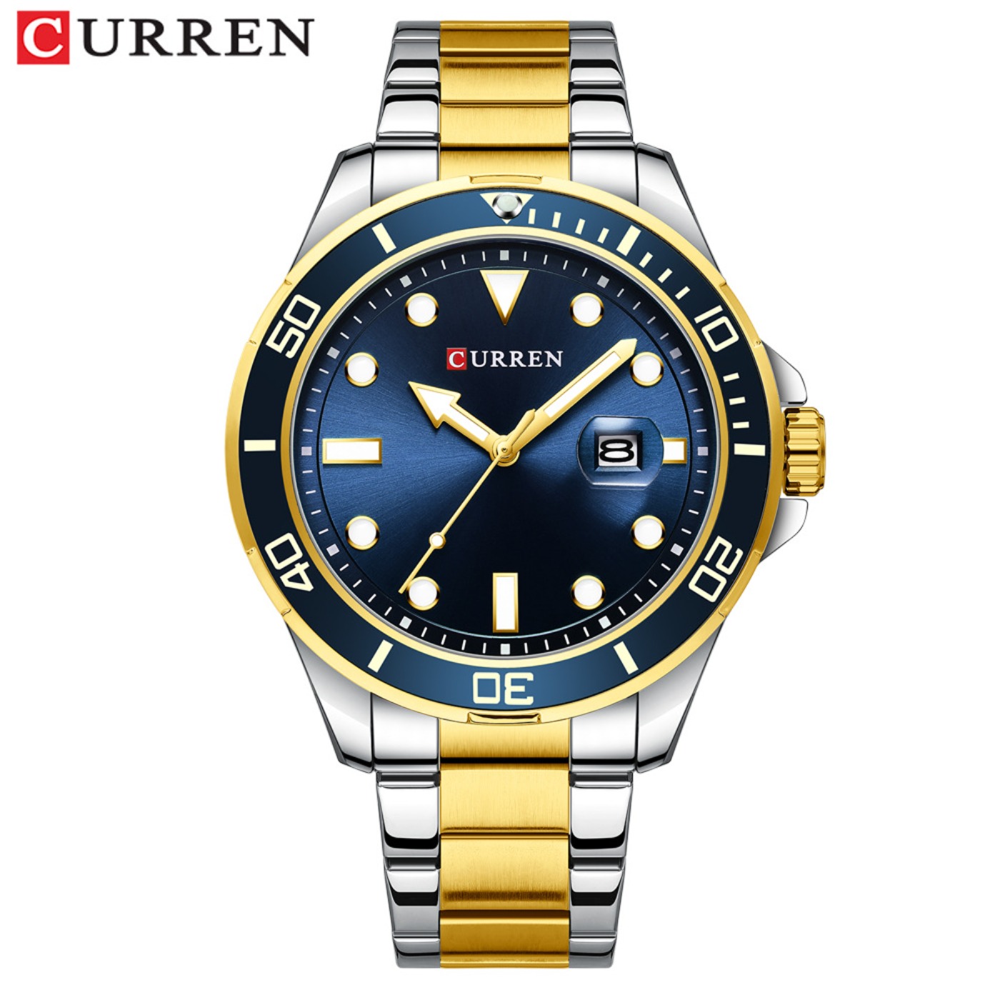 CURREN Nieuwe Green Water Ghos - Mens Fashion Watch recensie en prijs