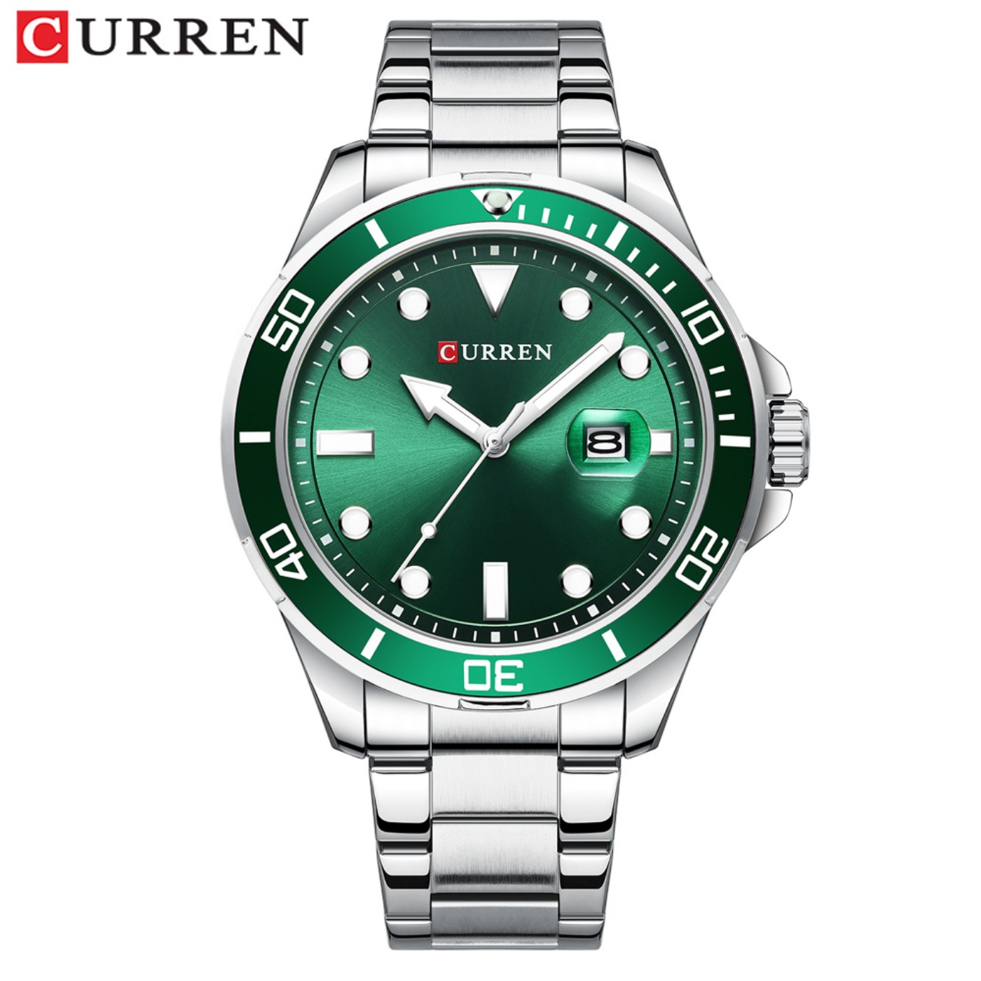 CURREN Nieuwe Green Water Ghos - Mens Fashion Watch recensie en prijs