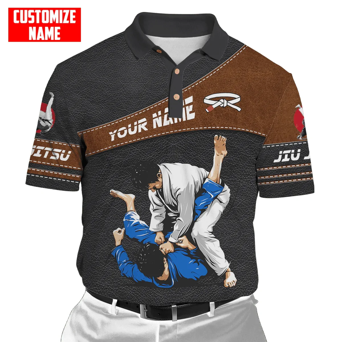 Aangepaste Naam Jiu Jitsu 3D O - Men'S Fashion Names recensie en prijs