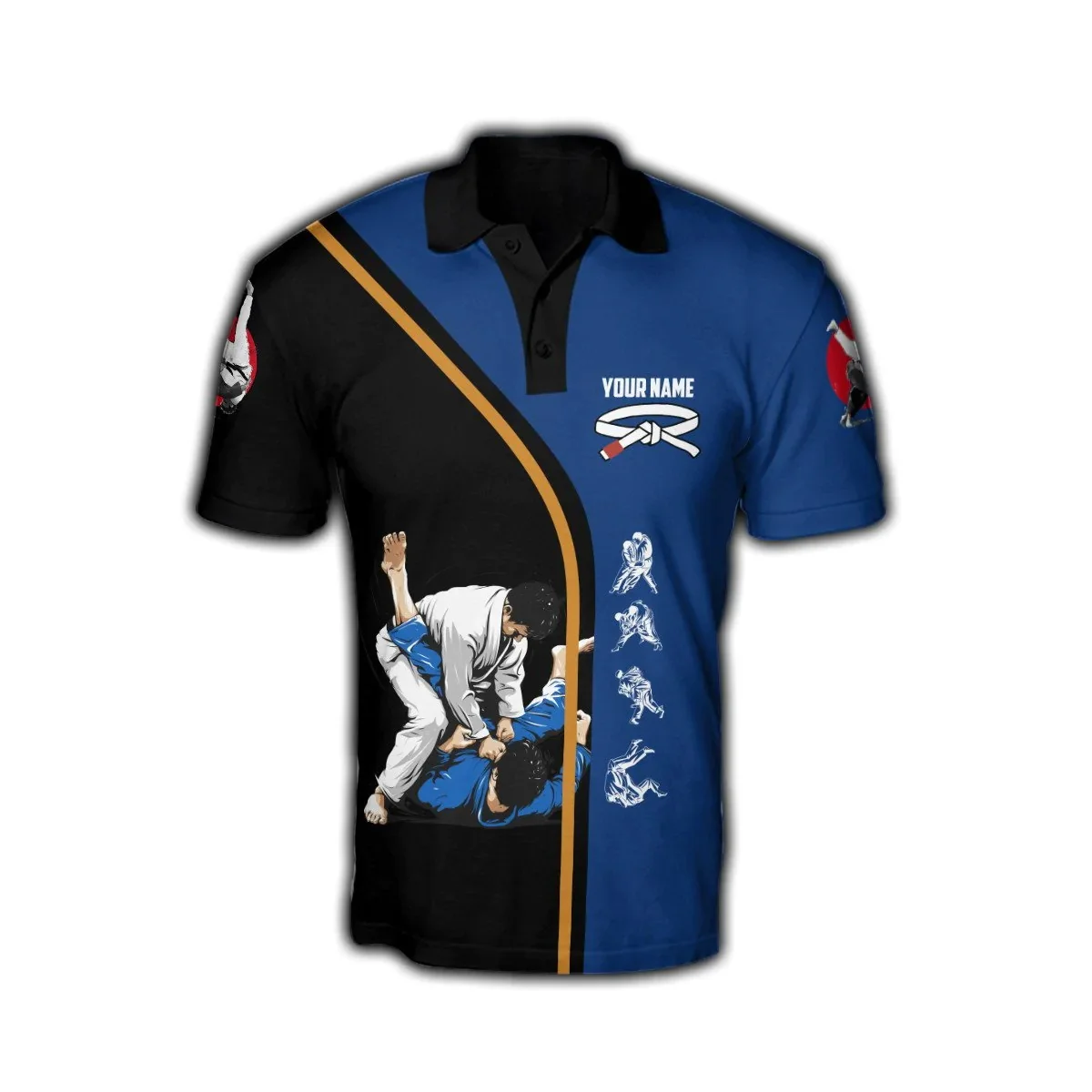 Aangepaste Naam Jiu Jitsu 3D O - Men'S Fashion Names recensie en prijs
