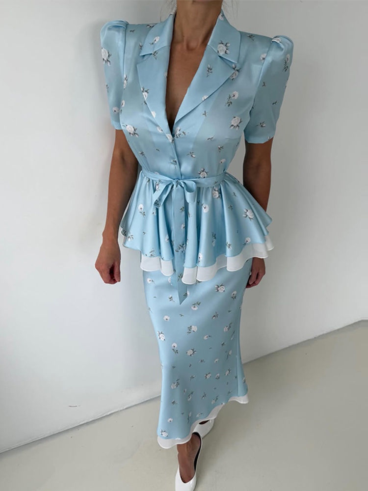 Bloemenprint Blazer Jas Rok Se - Men Fashion Rave recensie en prijs
