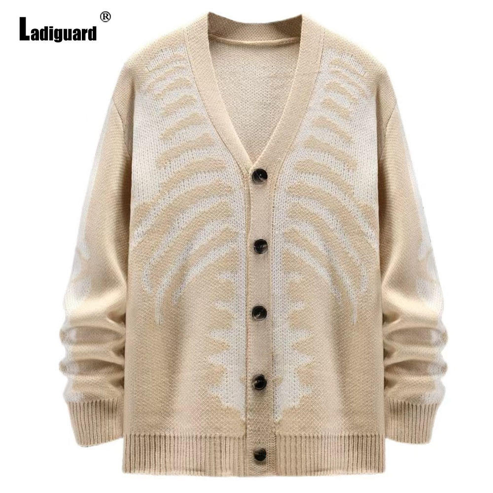 Ladiguard Heren Retro Gebreide - Men'S Fashion V Neck Sweater recensie en prijs