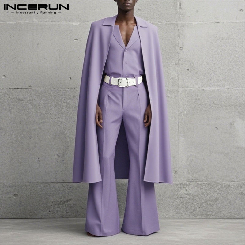 INCERUN Herensets Effen Kleur  - Mens Fashion Suits recensie en prijs