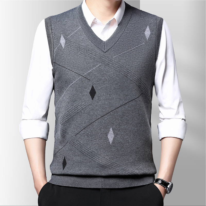 Lente Nieuwe Casual Effen Jacq - Men'S Fashion V Neck Sweater recensie en prijs