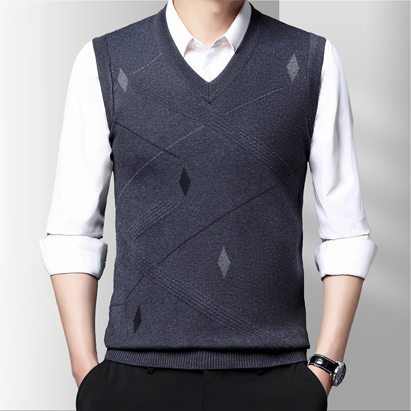 Lente Nieuwe Casual Effen Jacq - Men'S Fashion V Neck Sweater recensie en prijs