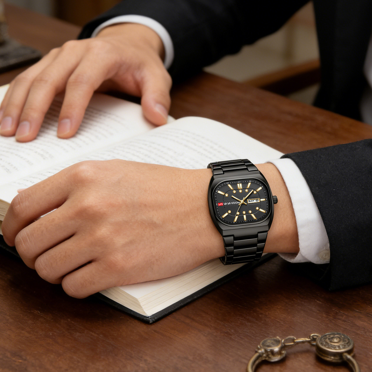 Vierkante Nieuwe Unieke Design - Mens Fashion Watch recensie en prijs