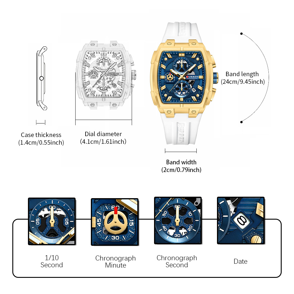 CURREN Luxe vintage horloge vo - Mens Fashion Watch recensie en prijs