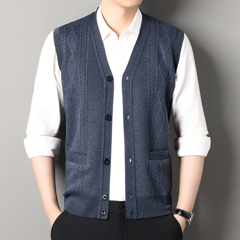 Herfst Winter Heren Vest Casua - Men'S Fashion V Neck Sweater recensie en prijs