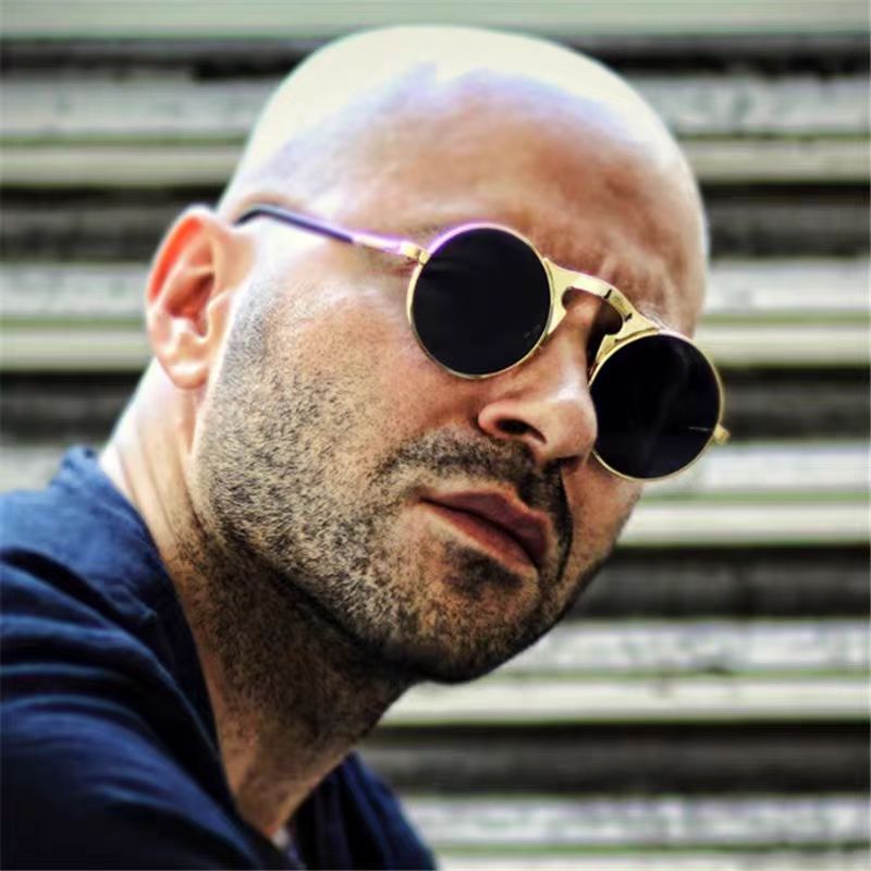 Retro Steampunk rode ronde zon - Men Fashion Rave recensie en prijs