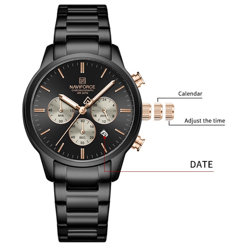 NAVIFORCE Heren Quartz Chronog - Mens Fashion Watch recensie en prijs