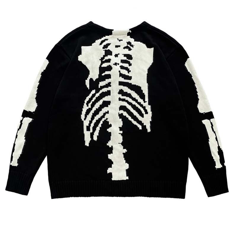 Kapital Vintage Hirata Bone Sk - Men'S Fashion V Neck Sweater recensie en prijs