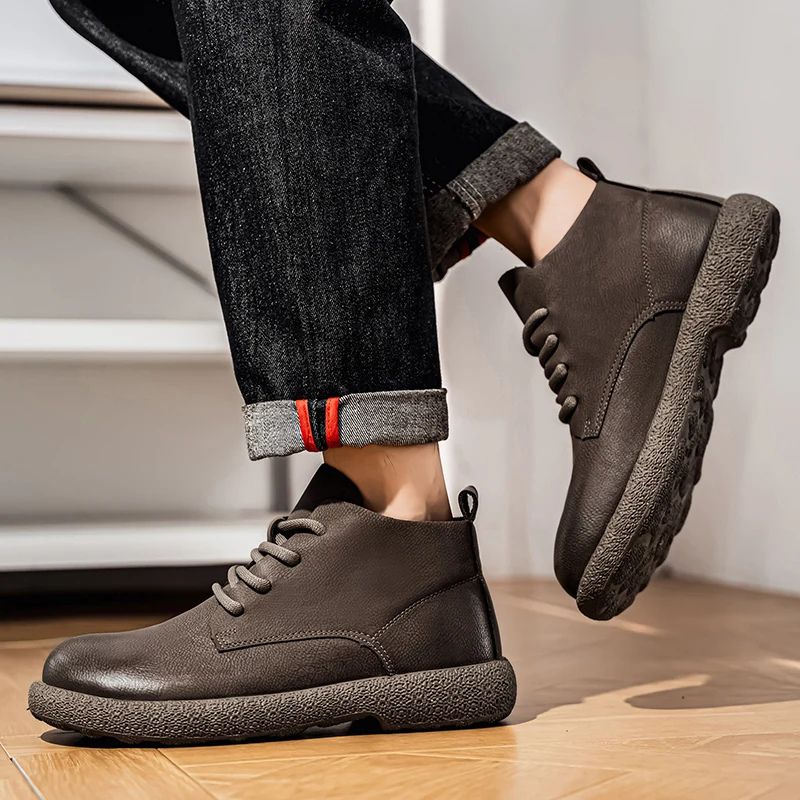 Heren enkellaarzen Bruine kort - Men'S Fashion News recensie en prijs