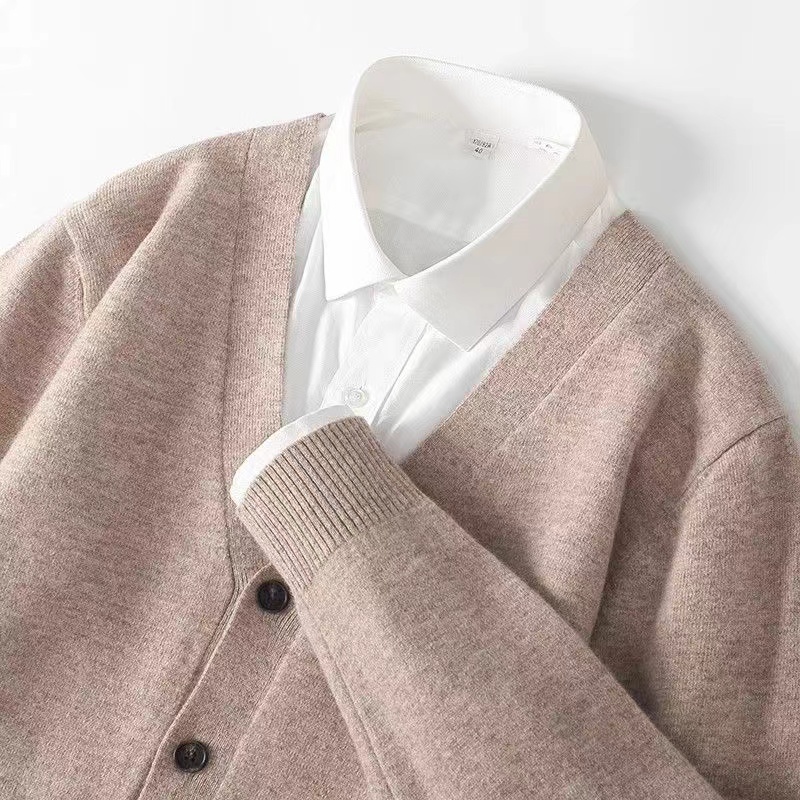 2024 Herfst/Winter Nieuwe Zake - Men'S Fashion V Neck Sweater recensie en prijs