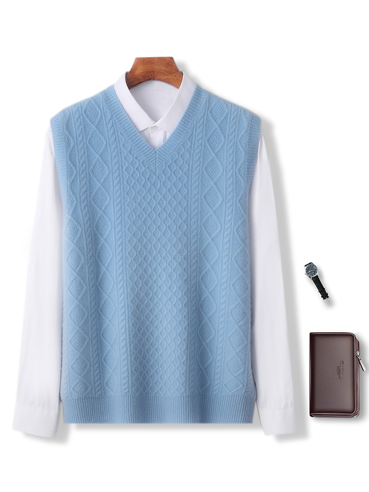 100% Merinowol Heren V-hals He - Men'S Fashion V Neck Sweater recensie en prijs