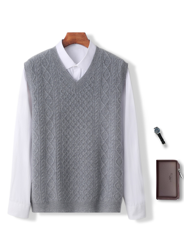 100% Merinowol Heren V-hals He - Men'S Fashion V Neck Sweater recensie en prijs