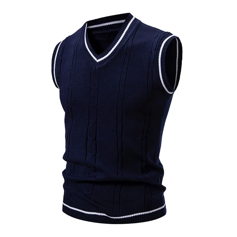 Herfst Heren V-hals Gebreide V - Men'S Fashion V Neck Sweater recensie en prijs