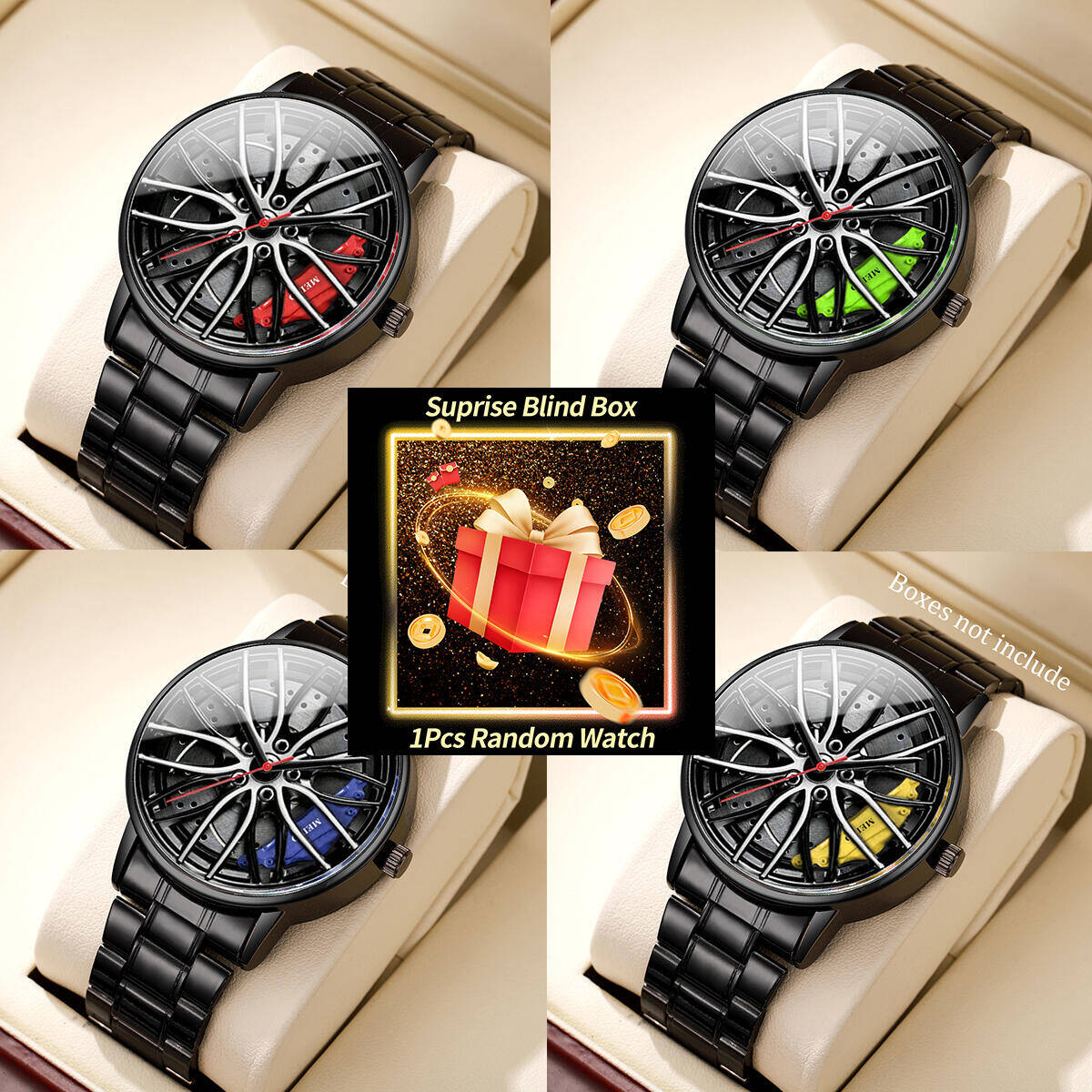 1PC Surprise Mystery Horloge B - Mens Fashion Watch recensie en prijs