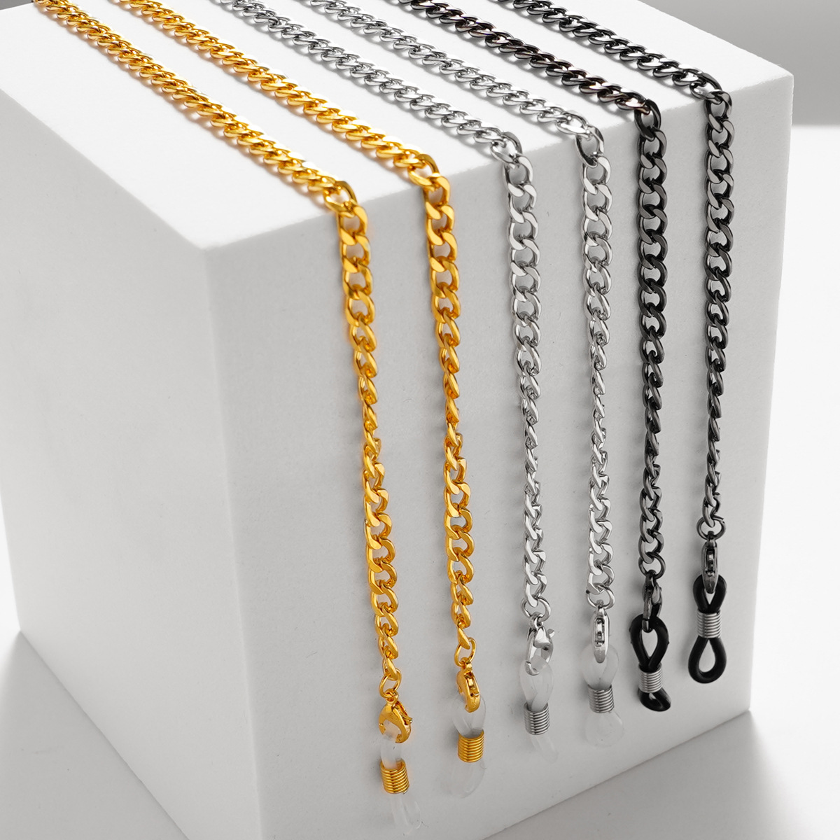 Eenvoudige schakelketting voor - Men Fashion Rave recensie en prijs
