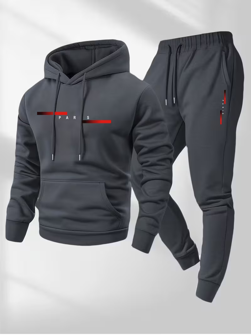 Herenset met trendy letterprin - Men'S Fashion Usa recensie en prijs