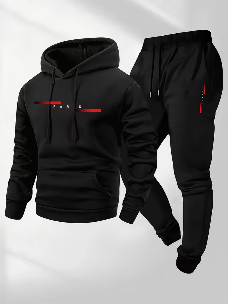 Herenset met trendy letterprin - Men'S Fashion Usa recensie en prijs