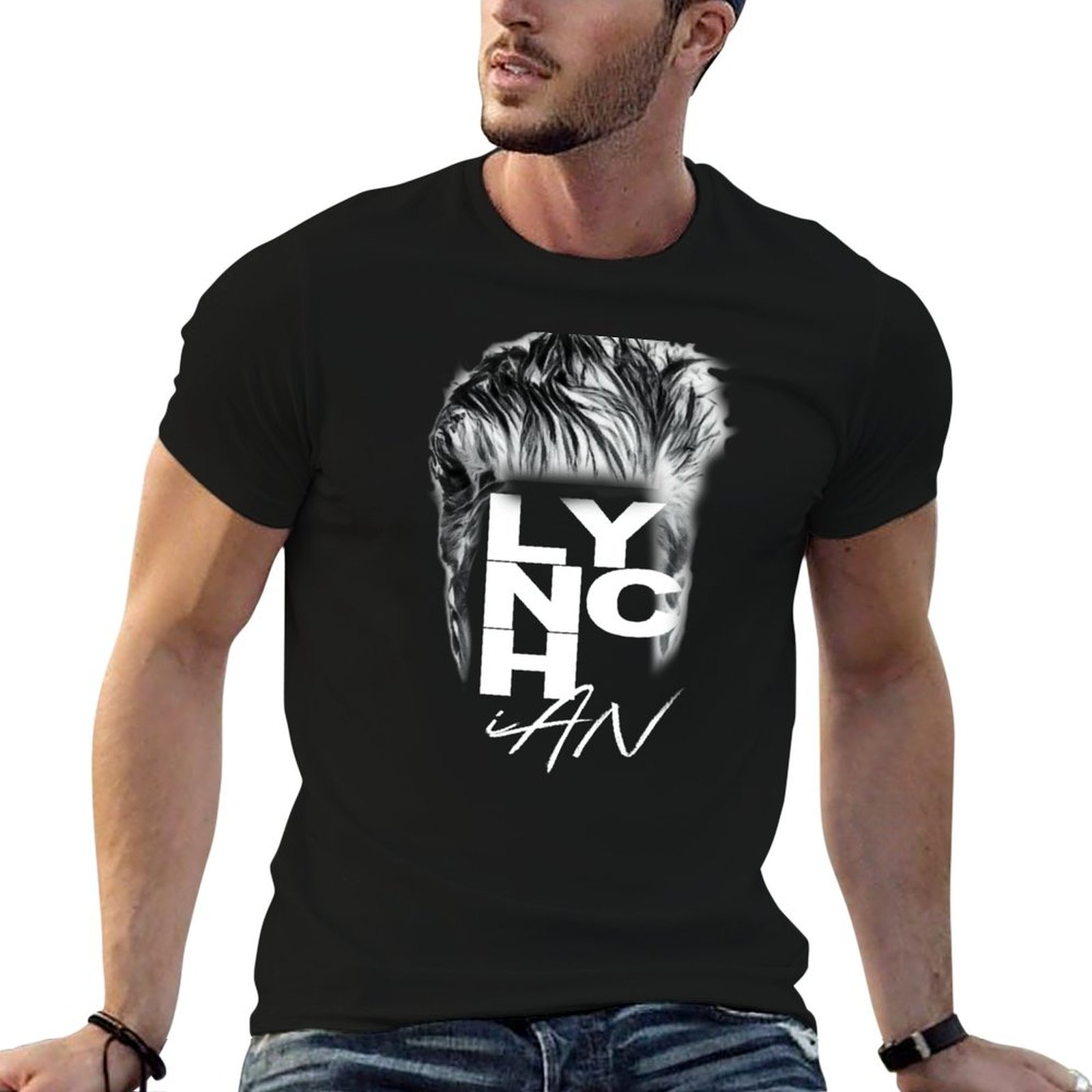 Lynch Haircut - Zwart T-shirt  - Men'S Fashion Haircuts recensie en prijs