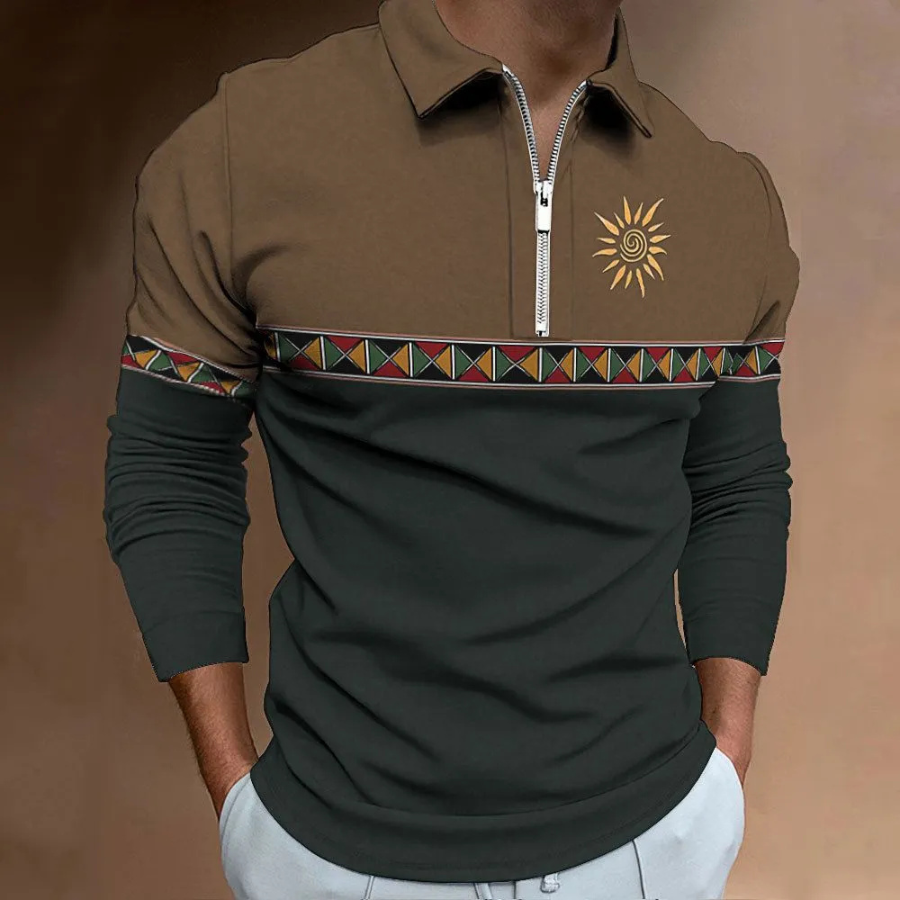 Herenpoloshirts Retro Color Bl - Men'S Fashion Golf Clothing recensie en prijs