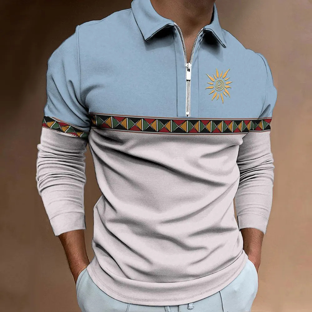 Herenpoloshirts Retro Color Bl - Men'S Fashion Golf Clothing recensie en prijs