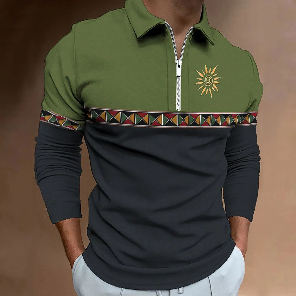 Herenpoloshirts Retro Color Bl - Men'S Fashion Golf Clothing recensie en prijs
