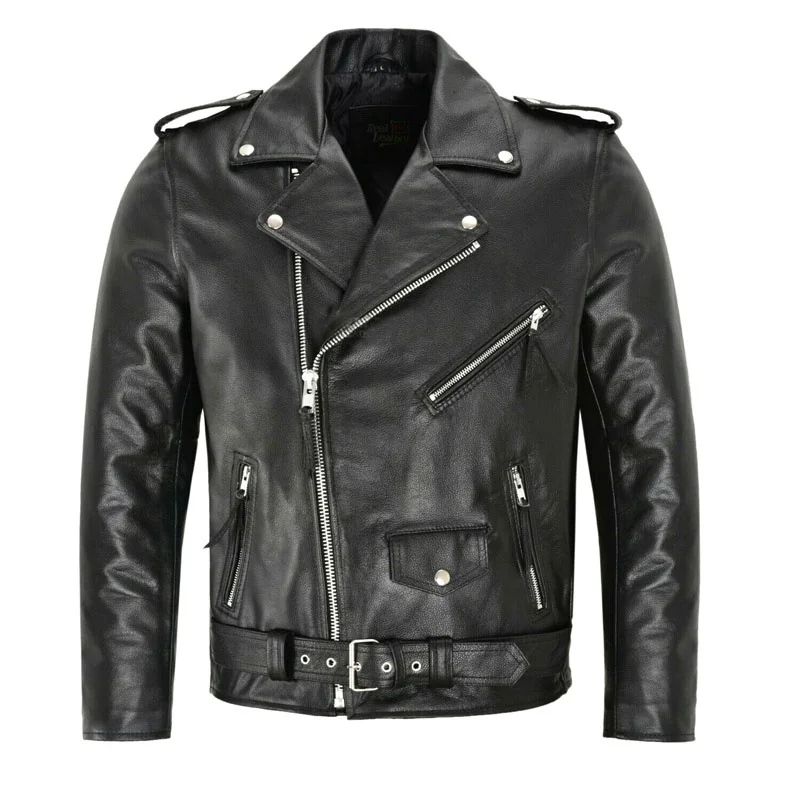 Herenmode leren jas, slim fit, - Jacket Mens Fashion recensie en prijs