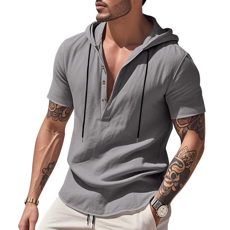 Casual linnen overhemd lichtbl - Linen Shirt Summer recensie en prijs