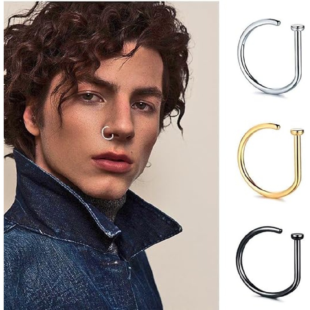 4-pack niet-piercing D-vormige - Men Fashion Rave recensie en prijs