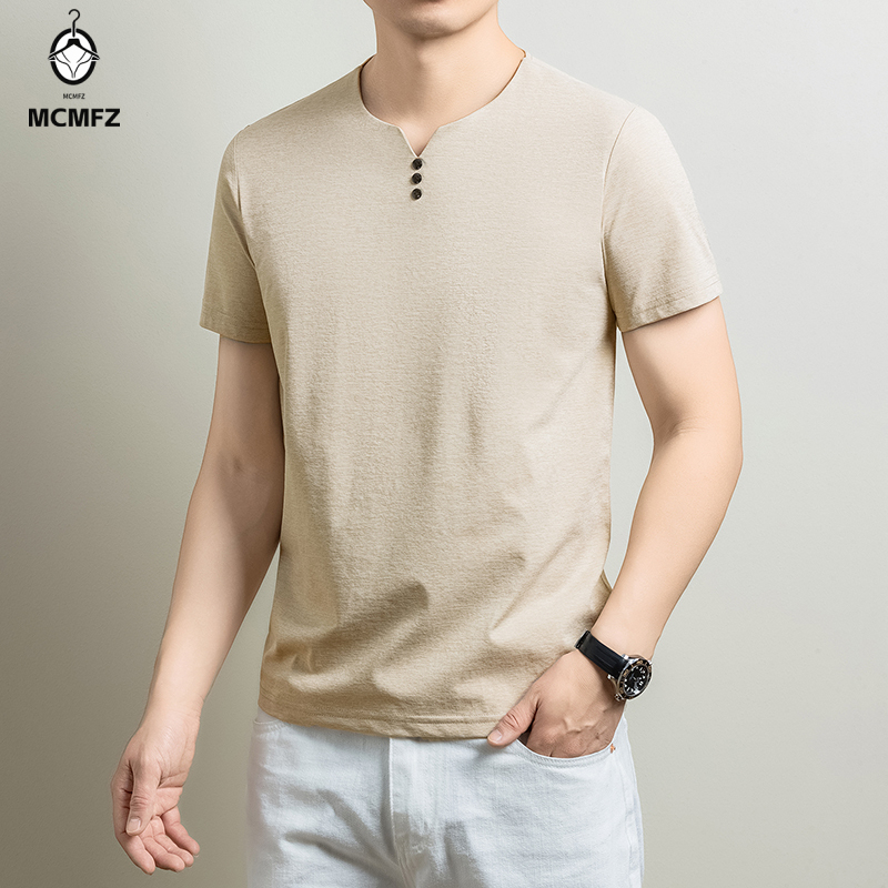 Basic Henley T-shirt voor here - Men'S Fashion 2025 recensie en prijs