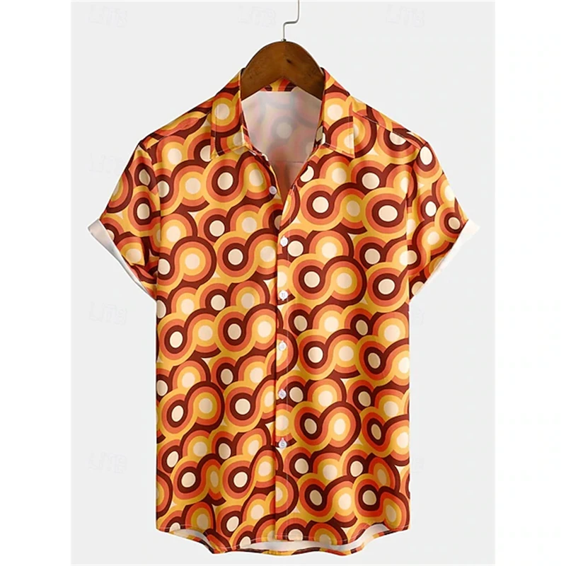 Retro klassiek 70s patroonprin - Men'S Fashion 70S recensie en prijs